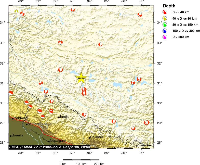 Regional moment Tensor