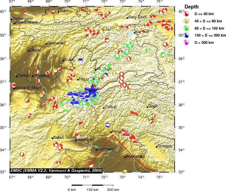 Regional moment Tensor