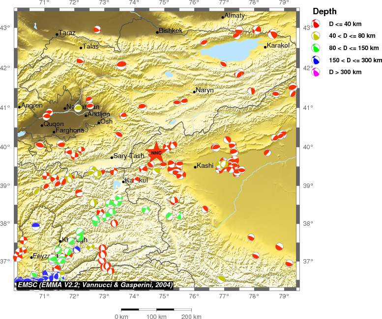 Regional moment Tensor