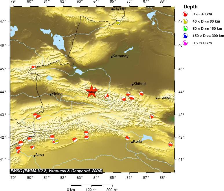 Regional moment Tensor