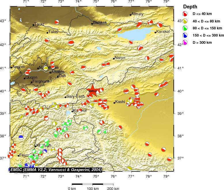 Regional moment Tensor