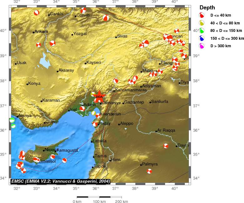 Regional moment Tensor