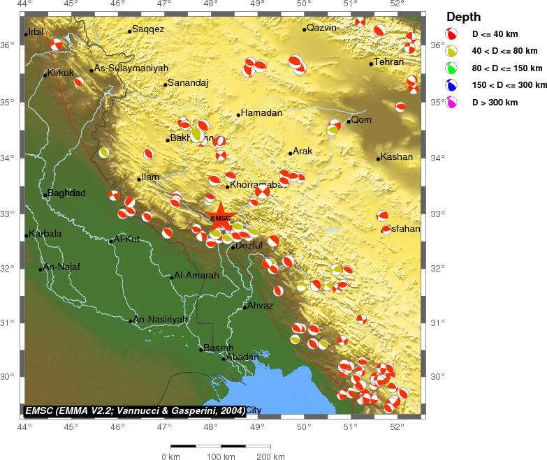 Regional moment Tensor