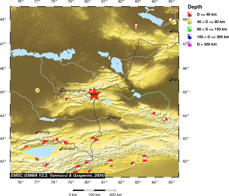 Regional moment Tensor