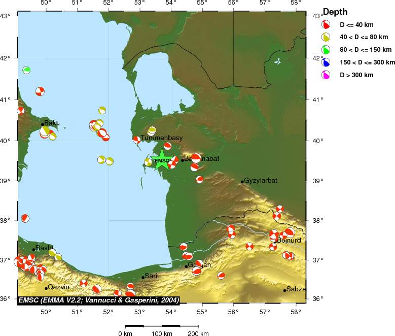 Regional moment Tensor