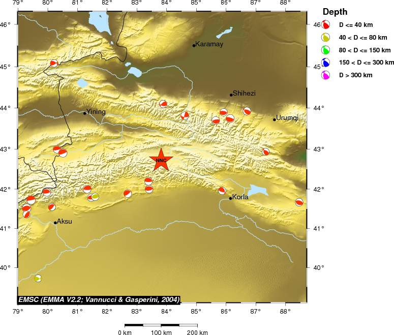Regional moment Tensor