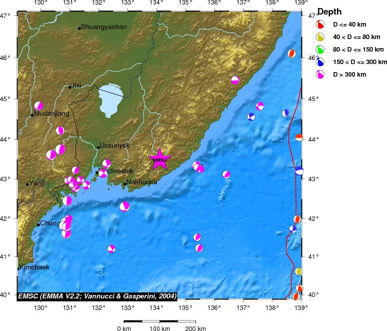Regional moment Tensor