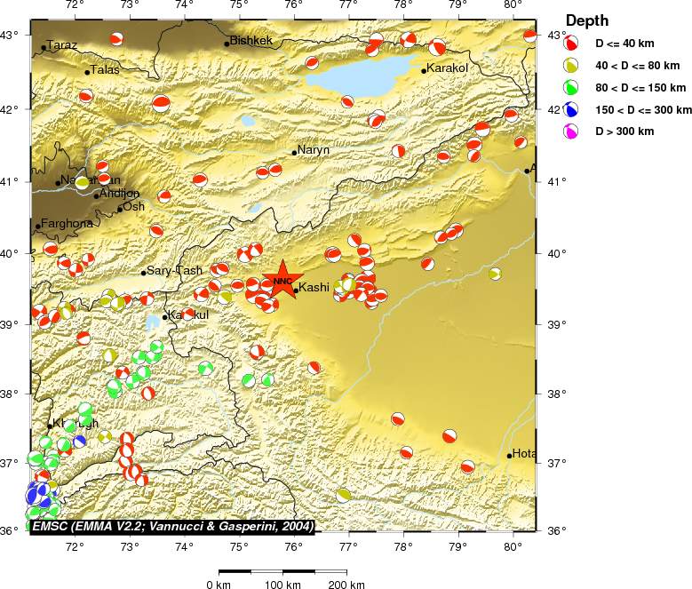 Regional moment Tensor