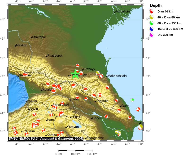 Regional moment Tensor