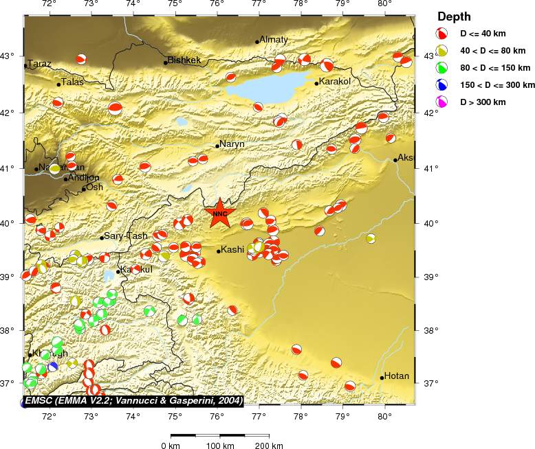 Regional moment Tensor