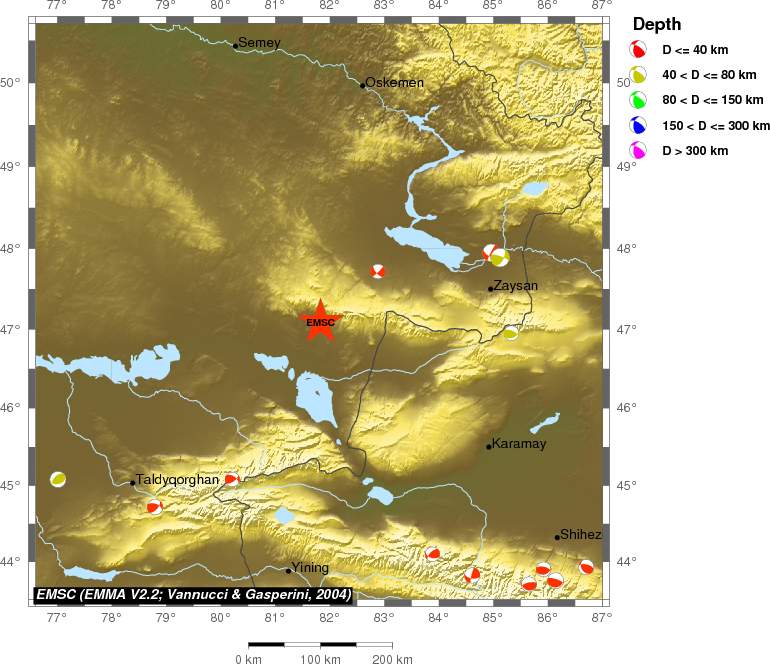 Regional moment Tensor
