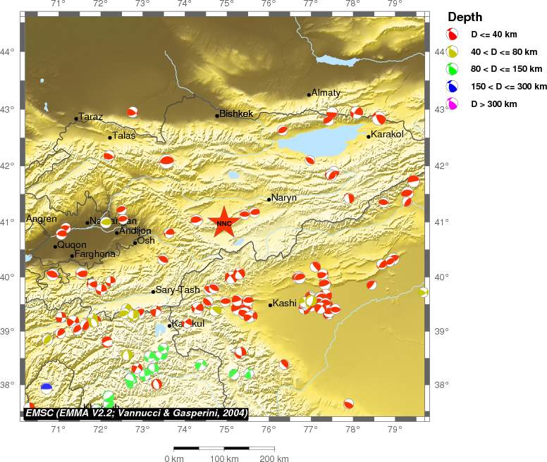 Regional moment Tensor