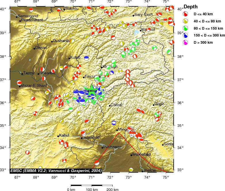 Regional moment Tensor