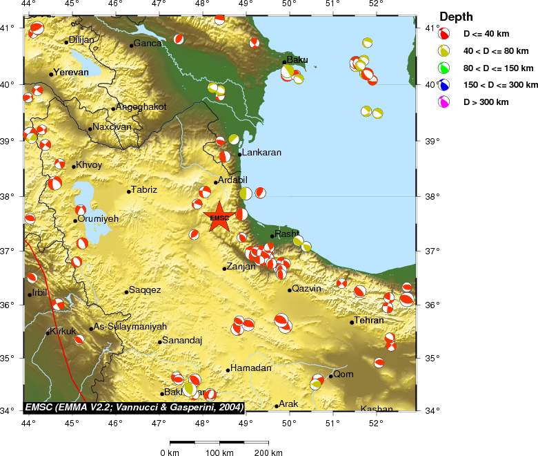Regional moment Tensor