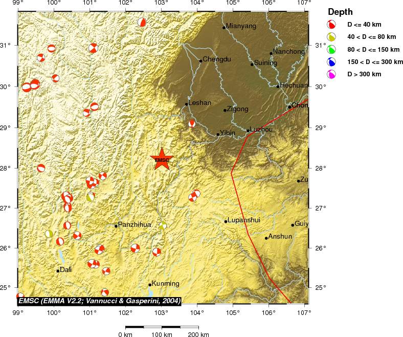 Regional moment Tensor