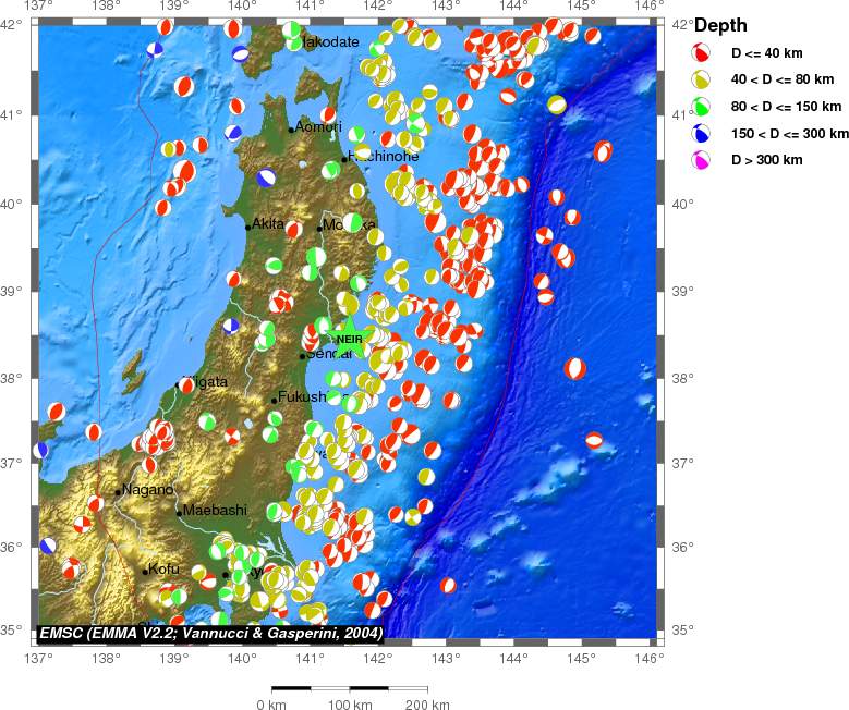 Regional moment Tensor