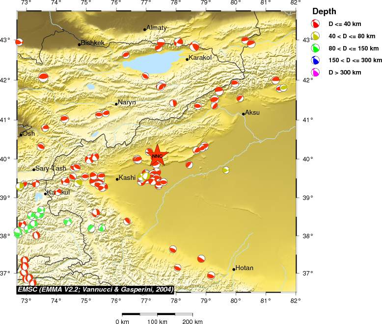 Regional moment Tensor
