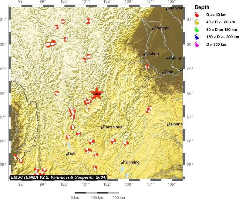 Regional moment Tensor