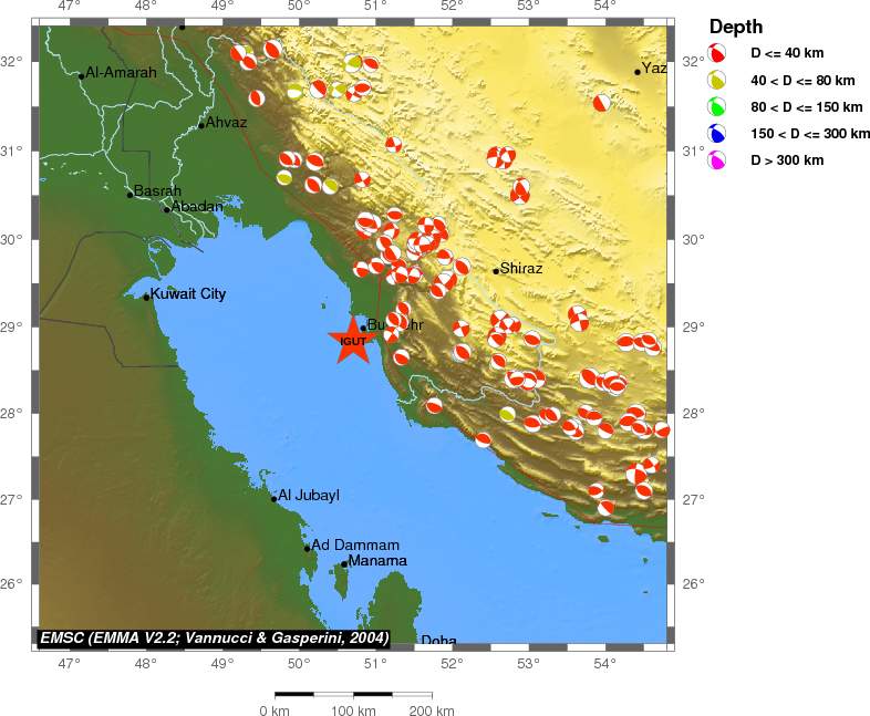 Regional moment Tensor