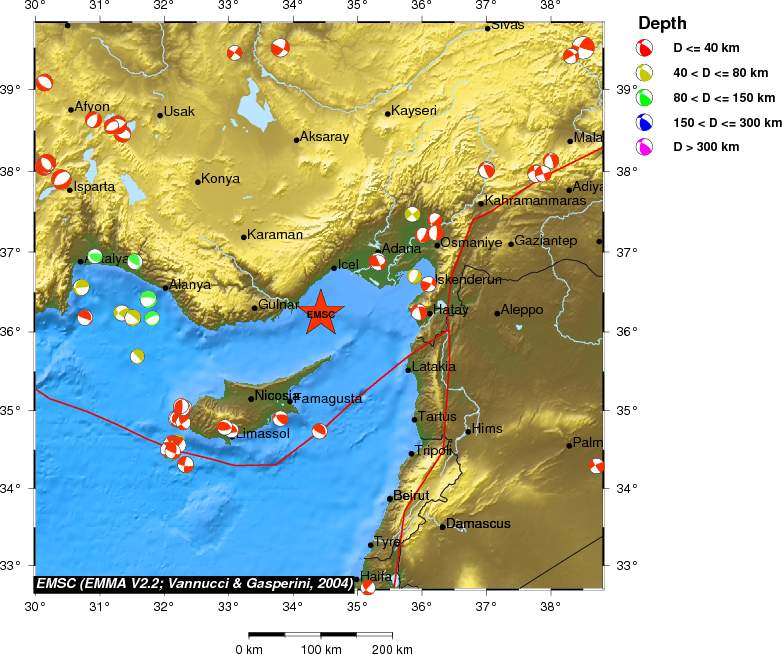 Regional moment Tensor