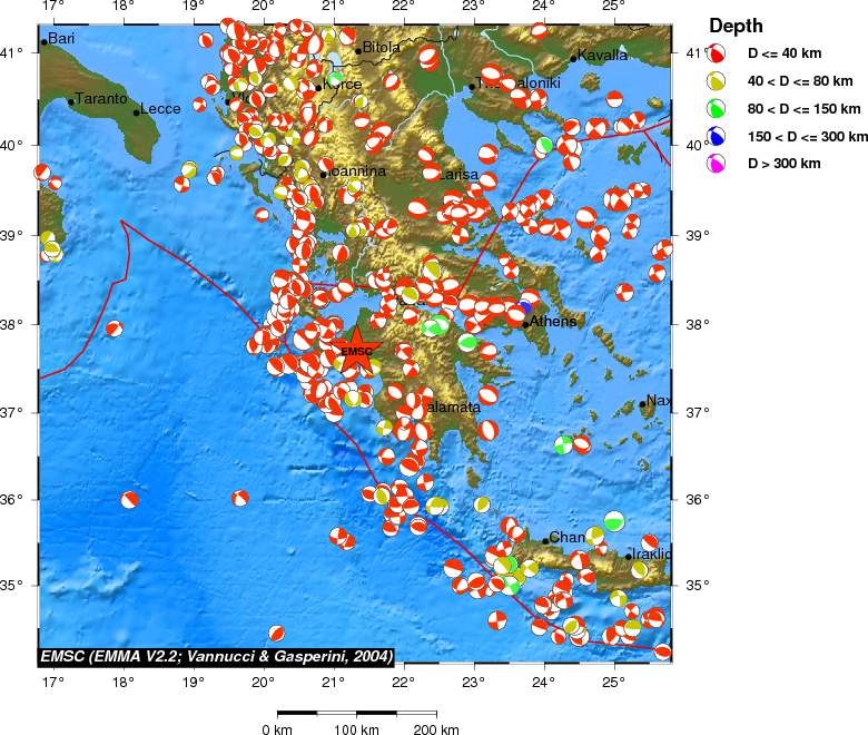 Regional moment Tensor