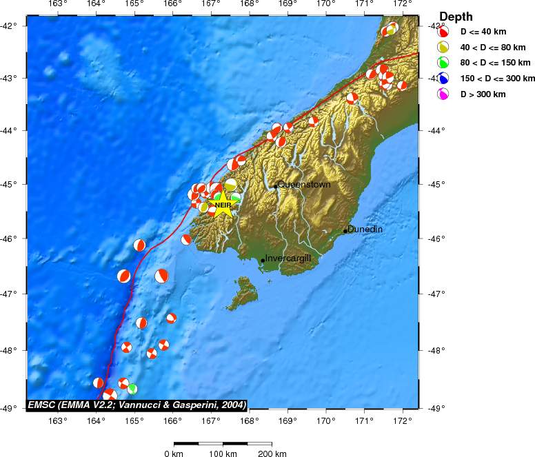 Regional moment Tensor