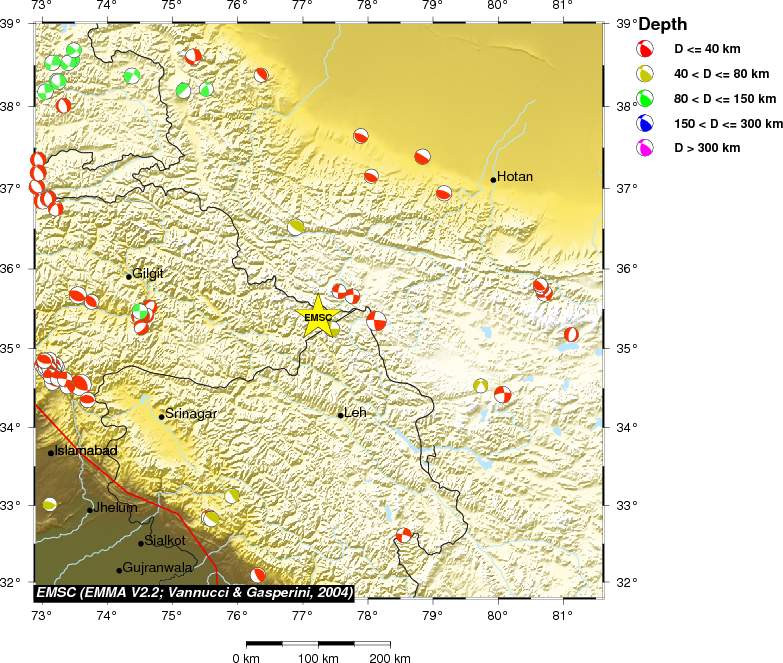 Regional moment Tensor