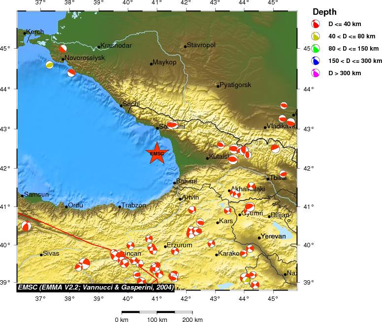 Regional moment Tensor