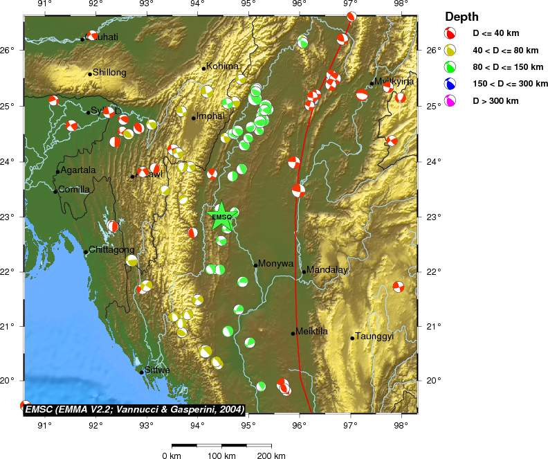 Regional moment Tensor