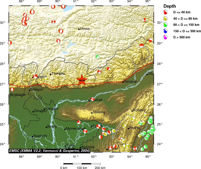 Regional moment Tensor