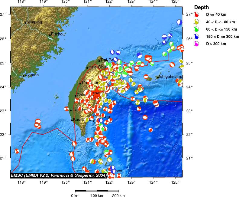 Regional moment Tensor