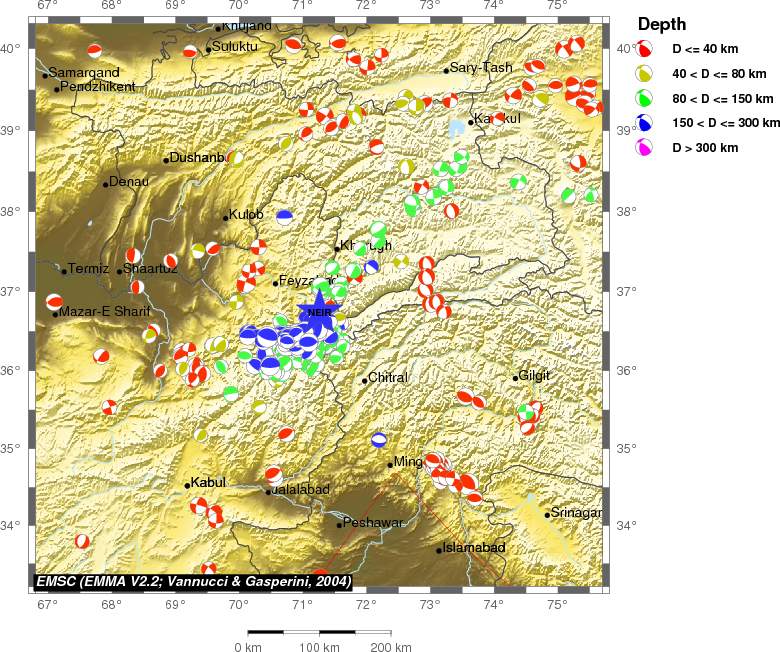 Regional moment Tensor