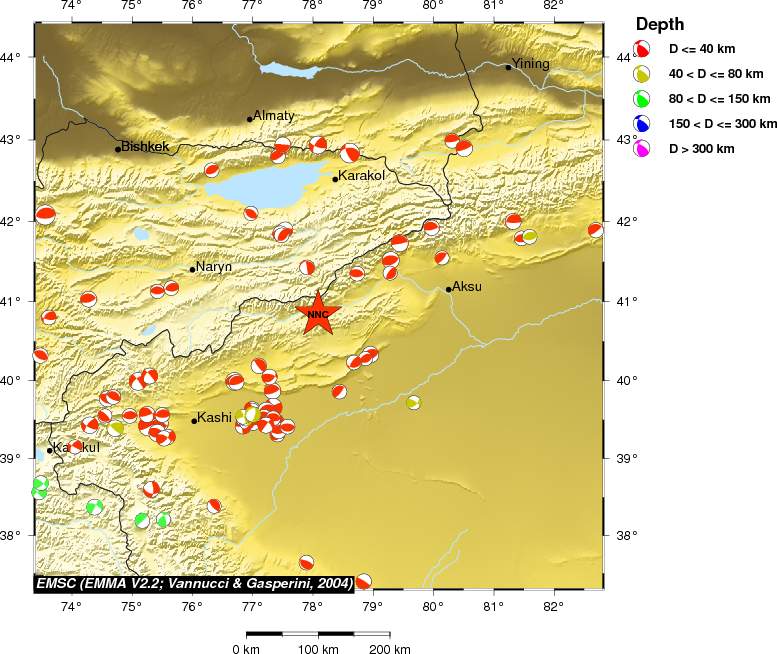 Regional moment Tensor