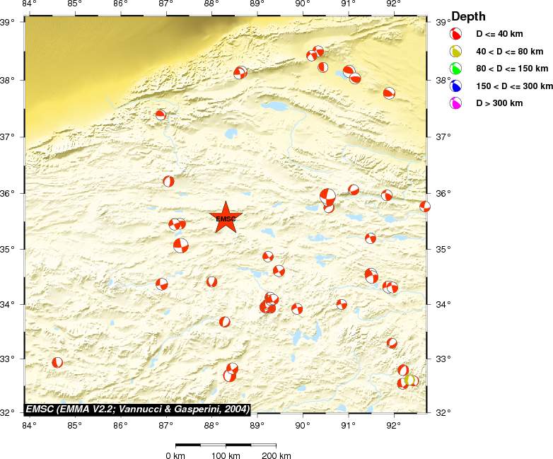 Regional moment Tensor