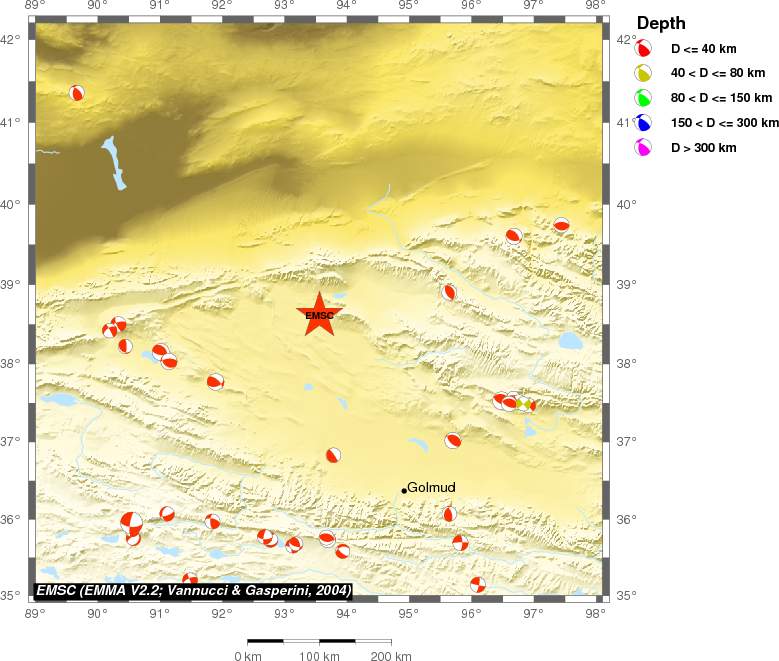 Regional moment Tensor