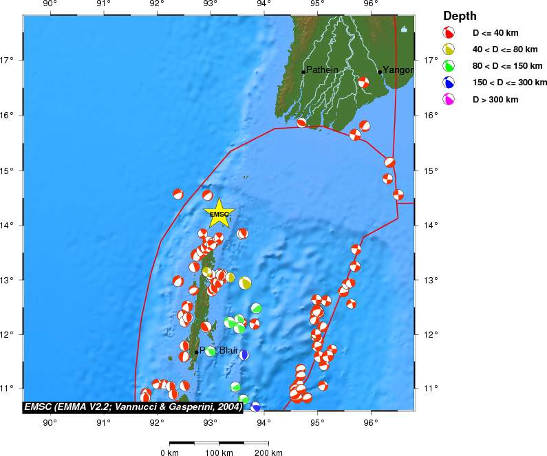 Regional moment Tensor
