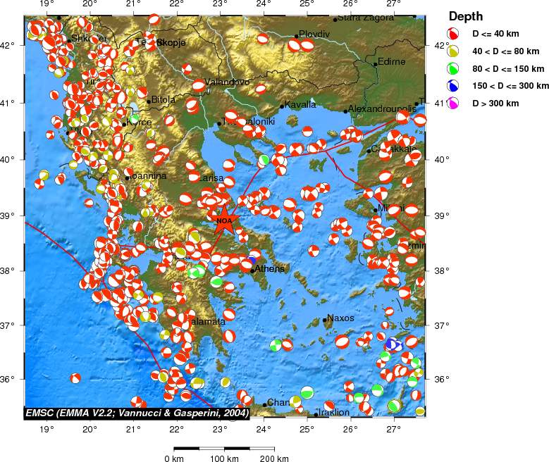Regional moment Tensor