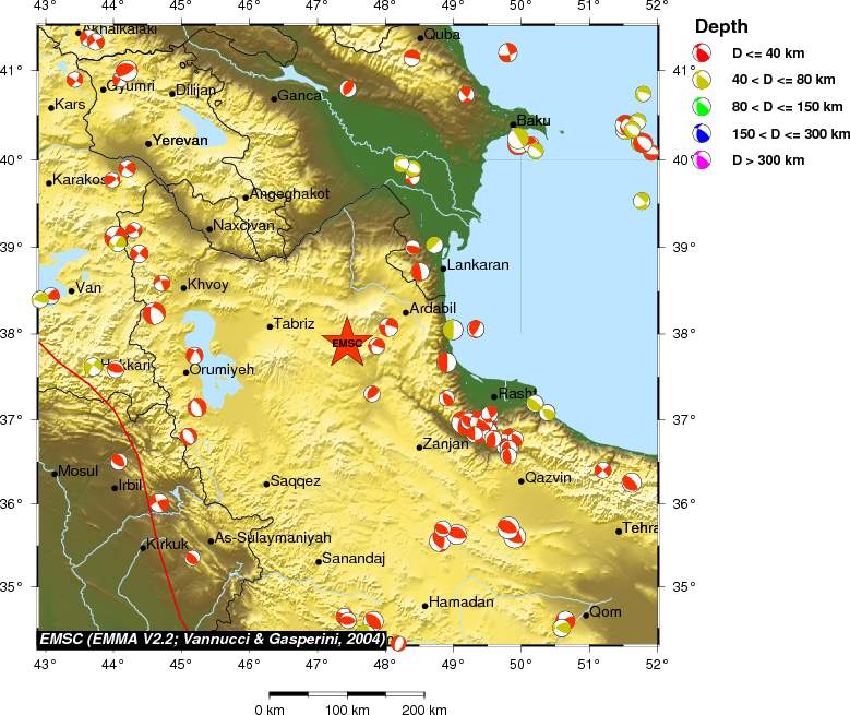 Regional moment Tensor
