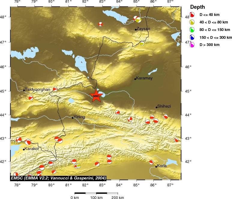 Regional moment Tensor