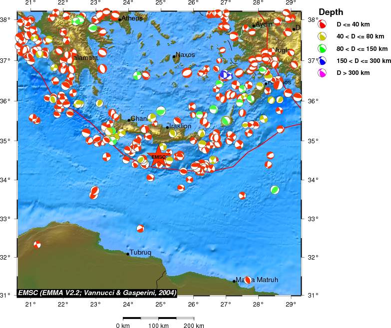 Regional moment Tensor