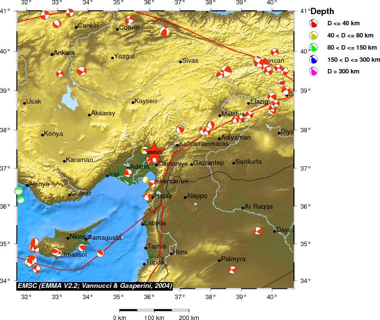 Regional moment Tensor
