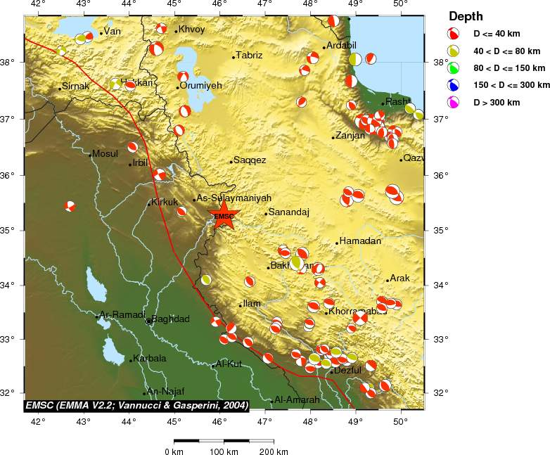 Regional moment Tensor