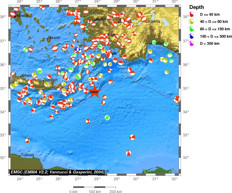 Regional moment Tensor