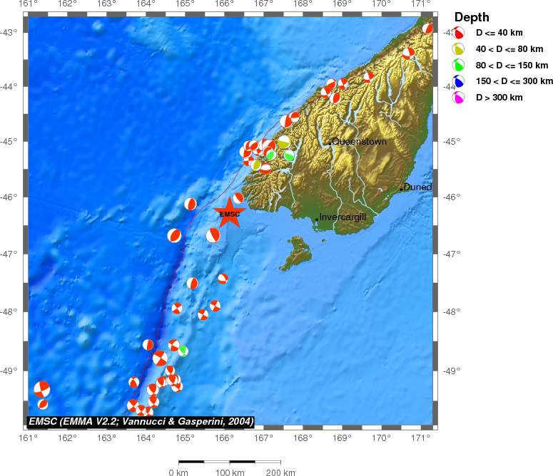 Regional moment Tensor