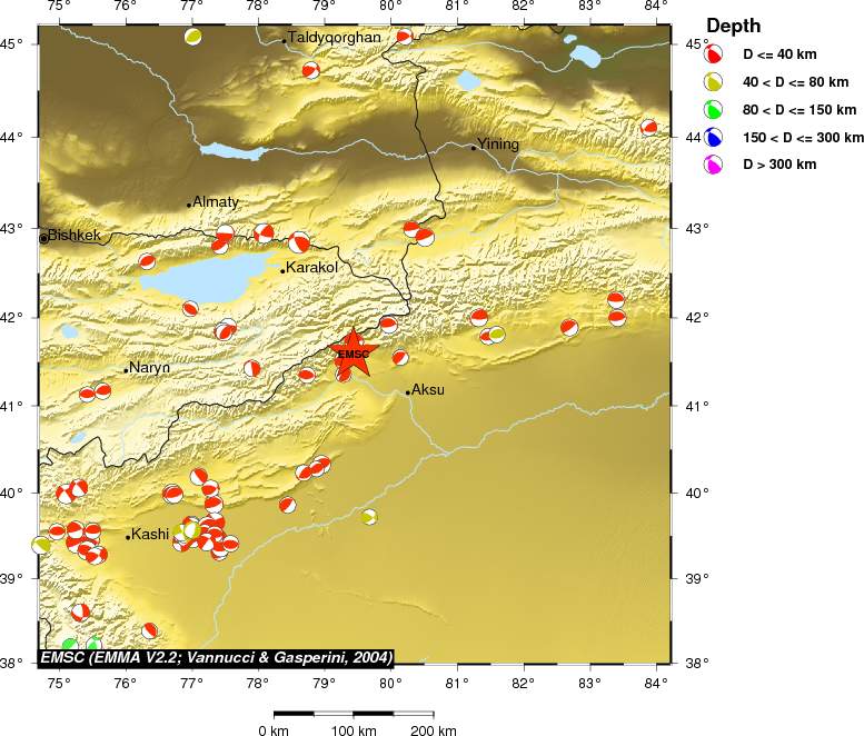 Regional moment Tensor