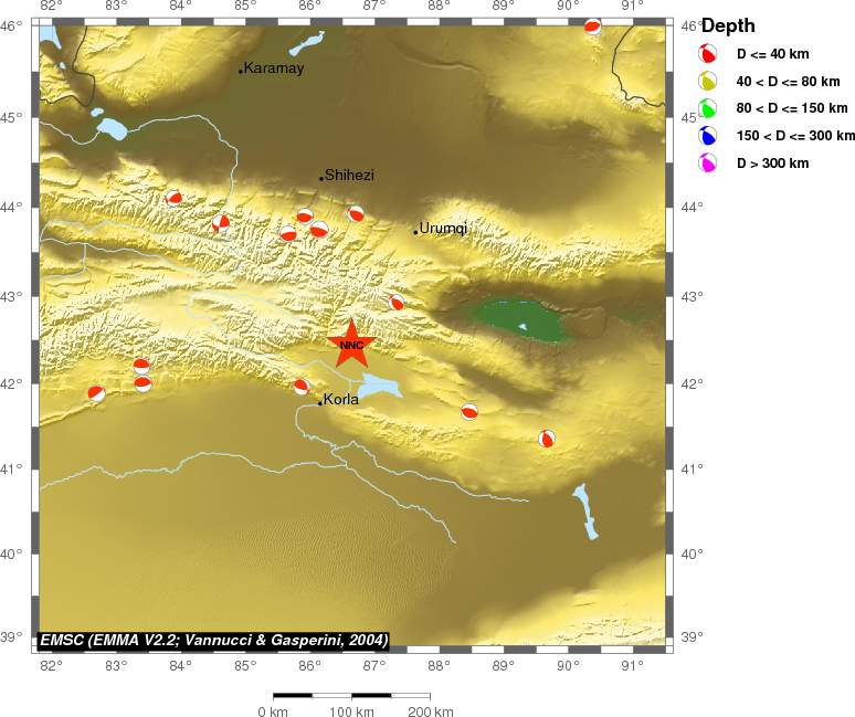 Regional moment Tensor