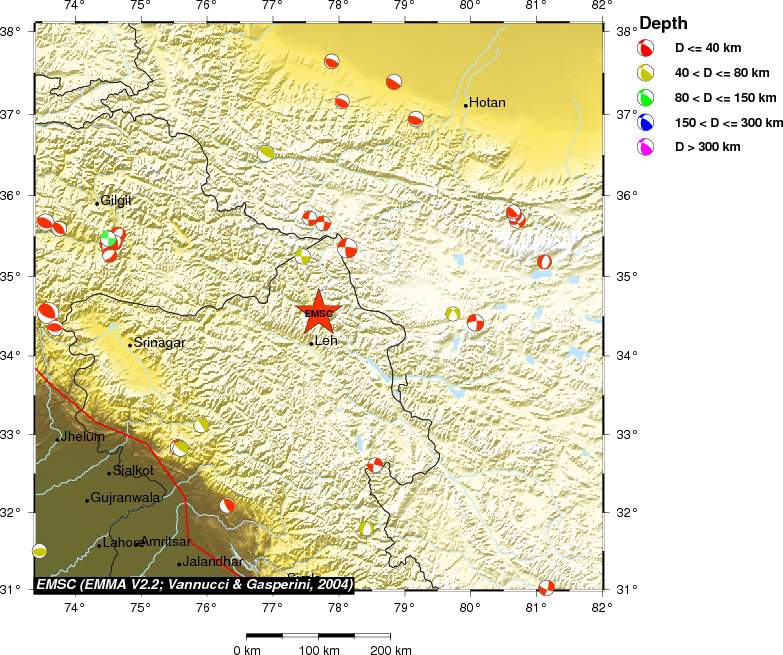 Regional moment Tensor