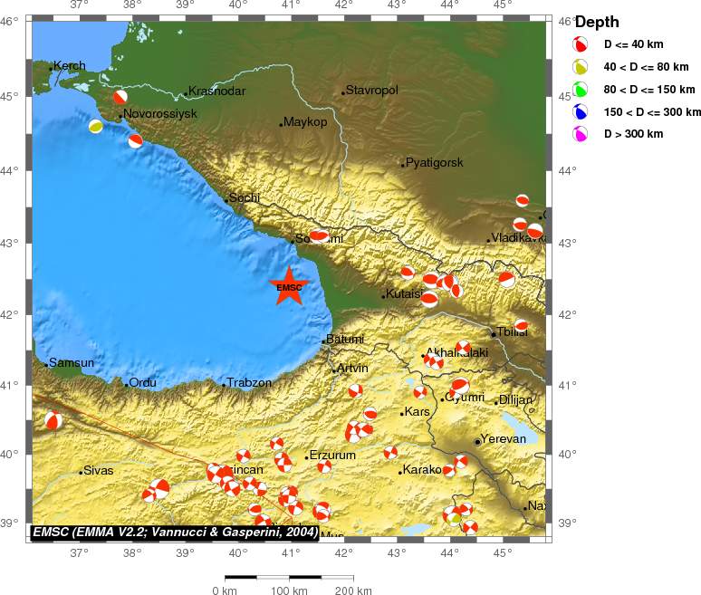 Regional moment Tensor