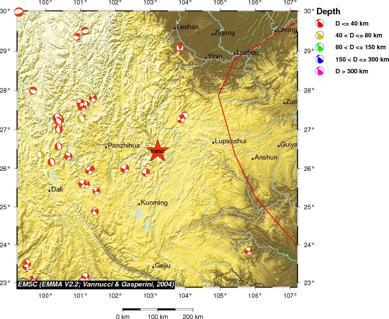 Regional moment Tensor