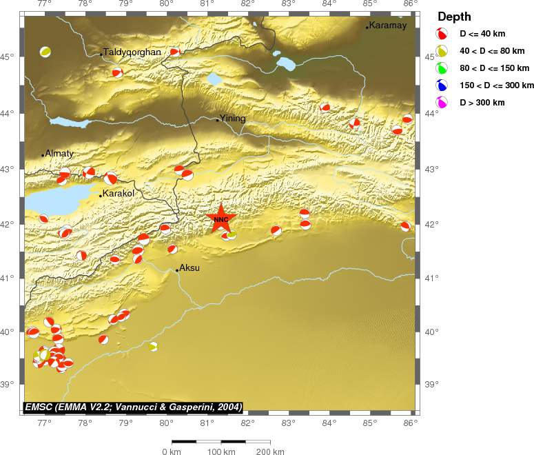 Regional moment Tensor